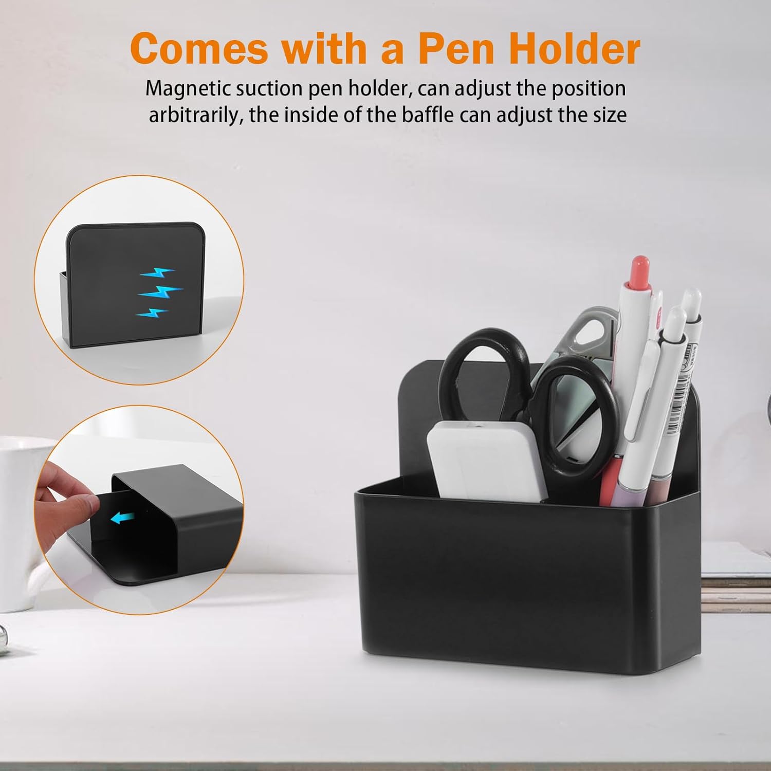 Metal Fabrication Rectangle Vertical Storage for Under Desk Laptop File and Cable Needs