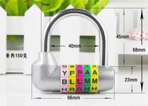 Wholesale 5 Digital English letter Password locks DIY English alphabet Combination lock Gym Gate 5 D from china suppliers