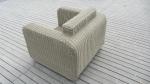 Round wicker rattan garden outdoor sofa set high-end quality sofa set