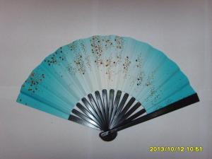 Wholesale 18cm Promotional hand fan , with plastic frame and double sides printed paper from china suppliers