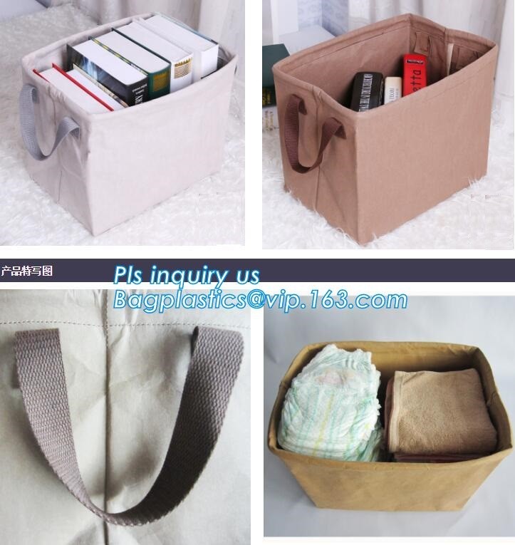 Cheap Lightweight Cheap Brown Custom Made Print Logo Water-proof Tyvek Paper Tote Shopping Bageco reusable promotion gif