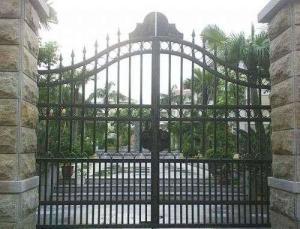 Wholesale Residential House Wrought Iron Doors , Classic Home Depot Wrought Iron Gates from china suppliers