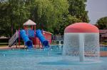 Children Water Splash Pad 3.0m Height Mushroom Water Fountains For Spray Park