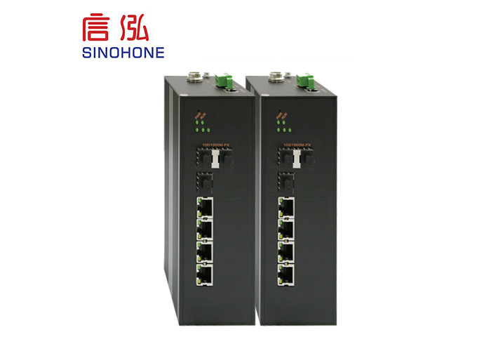 Multimode Fiber Optic Network Switch Electric 7 Port For Industrial Automation Fields