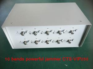 Wholesale 25kg 250W UHF VHF Jammer Device 34*13*27cm For 2G 3G 4G Wifi Network from china suppliers