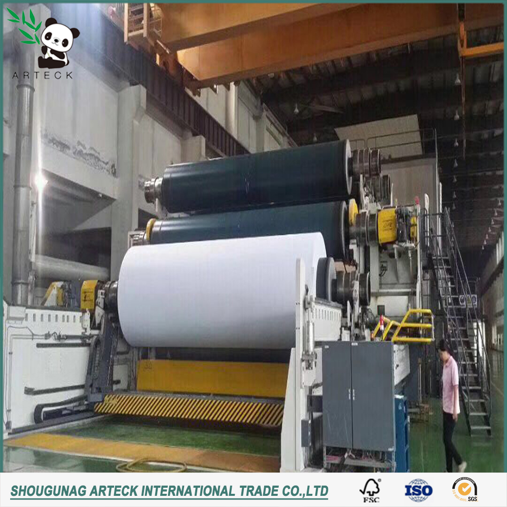 Offset Printing Compatible 80/90gsm C2S Art Paper Gloss for Magazine Printing