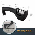 Professional Stainless Steel 3 Stage Knife Sharpener High Strength Eco -