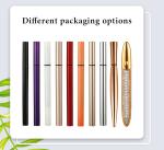 27mm Length Faux Natural False Eyelashes Magnetic Lashes With Liner