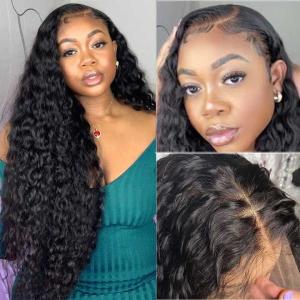 Wholesale Unprocessed Brazilian Human Hair Full Lace Wig OEM Vendors Water Wave from china suppliers