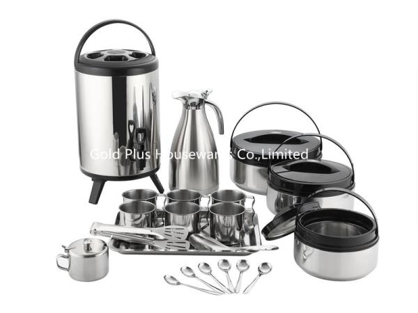 21pcs Picnic tools milk tea thermos bucket keep food warm pot liquid nitrogen