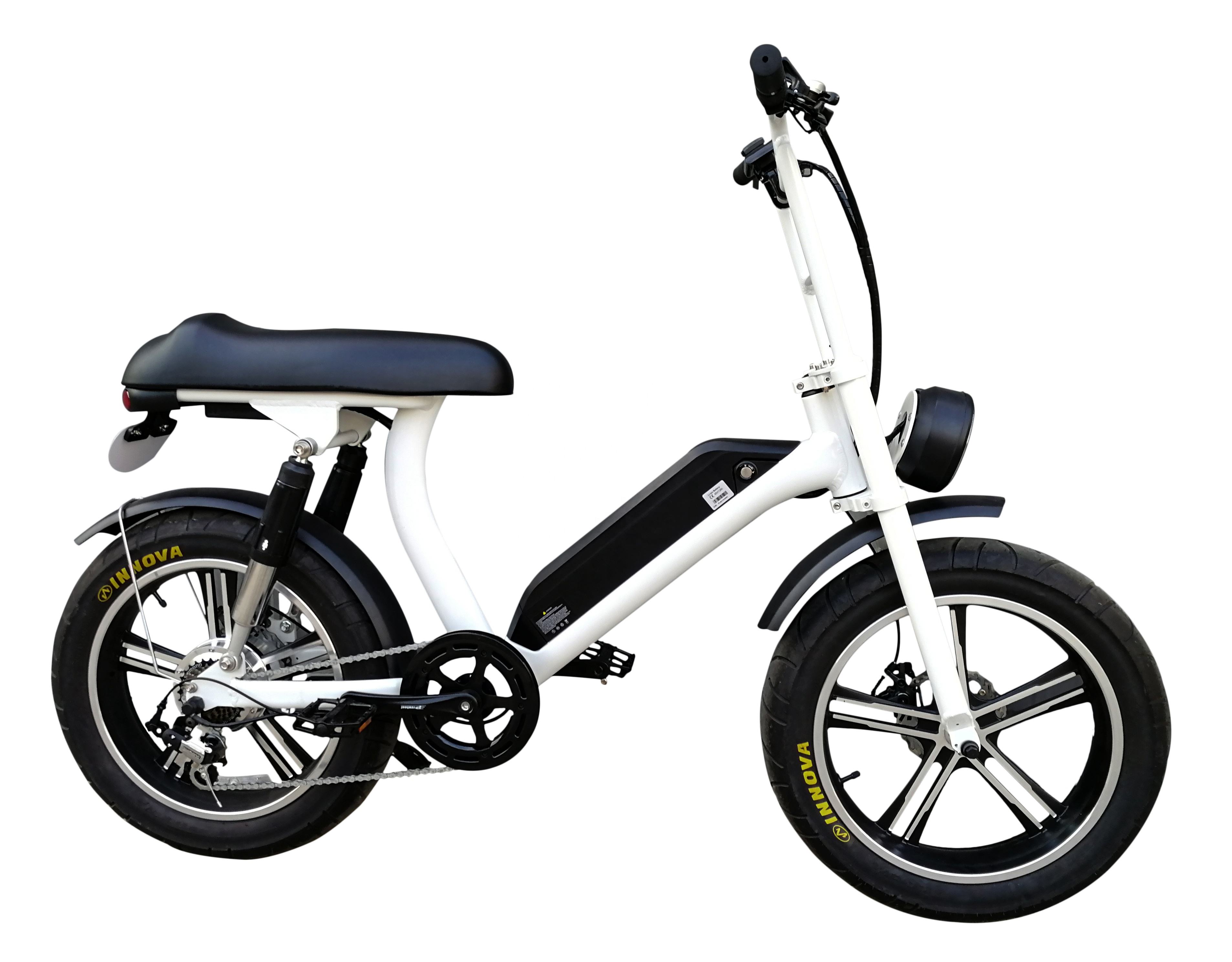 20 Inch Step Thru Fat Tire Electric City Bike Full Suspension 48V 500W 750W Electric Bicycle Electric Fat Bike