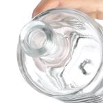 700ml 750ml 1000ml Gin Whiskey Liquor Glass Bottle with Aluminum Plastic PP