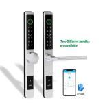 Waterproof IP65 Bluetooth Smart Lock For Al Narrow Frame Glass Door