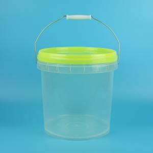 Wholesale High Transparent Food Grade Square Plastic Bucket 10L 5L from china suppliers
