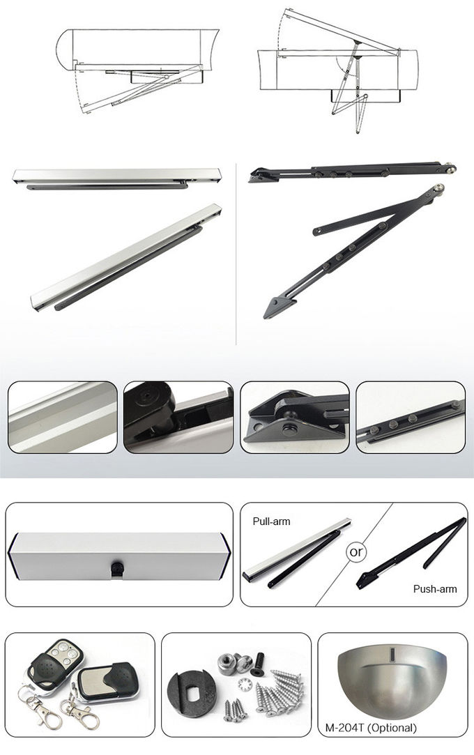 18S Close 2.5M Guide Line Swing Door Closer 2.2M height