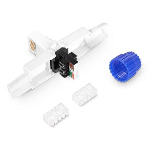 Wholesale Professional Utp Cat6A Toolless RJ45 Male Connector Keystone Jack by Exact Cables from china suppliers