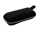 Black Customizable EVA Glasses Case , Hard Zippered Sunglass Case