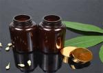 Amber 190cc Empty Pill Bottles , Aluminium Screw Cap Plastic Medicine Bottles