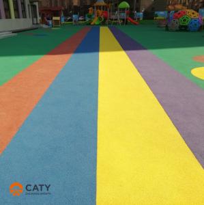 Wholesale Premium EPDM Rubber Running Track Material Shock-Absorbent Weather-Resistant from china suppliers
