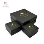 Gold Logo Printing CMYK Color Paper Jewelry Gift Boxes For Ring