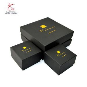 Wholesale Gold Logo Printing CMYK Color Paper Jewelry Gift Boxes For Ring from china suppliers