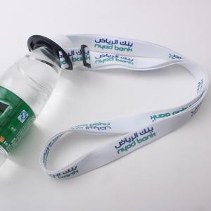Wholesale Over the shoulder bottle holder lanyard Custom logo printed promotional items for drink trade show&amp;events giveaways from china suppliers