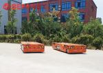 Battery Powered Heavy Duty Trackless Transfer Cart Trolley 1 - 1500 Ton
