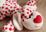 Lovely Valentines Day Stuffed Toys / Animal Dog Stuffed Push Toys For Celebratio