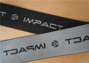 Wholesale Black Jacquard Elastic Waistband , Elastic Webbing Straps Washable from china suppliers
