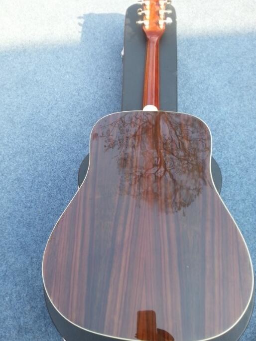Sunburst Chibson G45 acoustic guitar classic twin rhombic inlays rosewood body G45 electric acoustic guitar