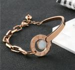 China factory 316l stainless steel Shell Bangle jewelry ,Cross Chain bracelets