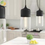 40 Watt Clear Glass Modern Pendant Light For Indoor Decoration