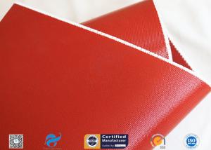 Wholesale 1010gsm Glossy Red Silicone Coated Fiberglass Fabric For Engine Insulation Parts from china suppliers