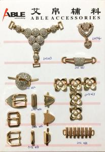 Wholesale Gold Color Horse Metal Shoe Buckles For Shoe Accessories , Long - Life from china suppliers