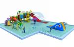 Children Aqua Park Hill Slide Ground Playground Water Slide Combo Customized