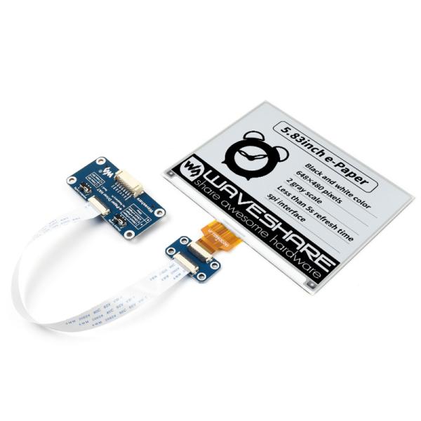 5.83'' 640X480 3 Colors Red Black White EPaper Display Electronic Tag Eink