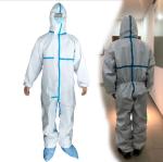 Medical Disposable Protective Suit , Breathable Disposable Coveralls CE FDA