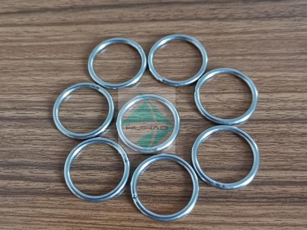 Stock M8 Welded Stainless Steel Metal Ring Mesh Round O Rings 30mm-100mm Dia ISO
