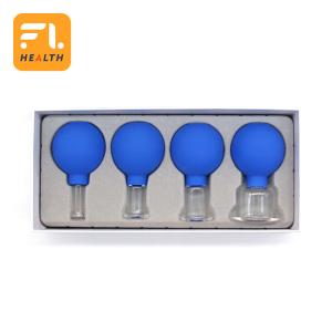 Wholesale 4 Pcs 15/25/35/55mm Cupping Facial Therapy Set Silicone Suction Massage Cup Vacuum Massage Cup To Anti Cellulite from china suppliers