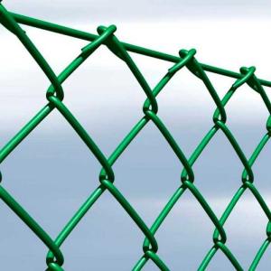 Wholesale Environmentally Friendly Green PVC Chain Link Fence Aesthetics 1-2.4m Height from china suppliers