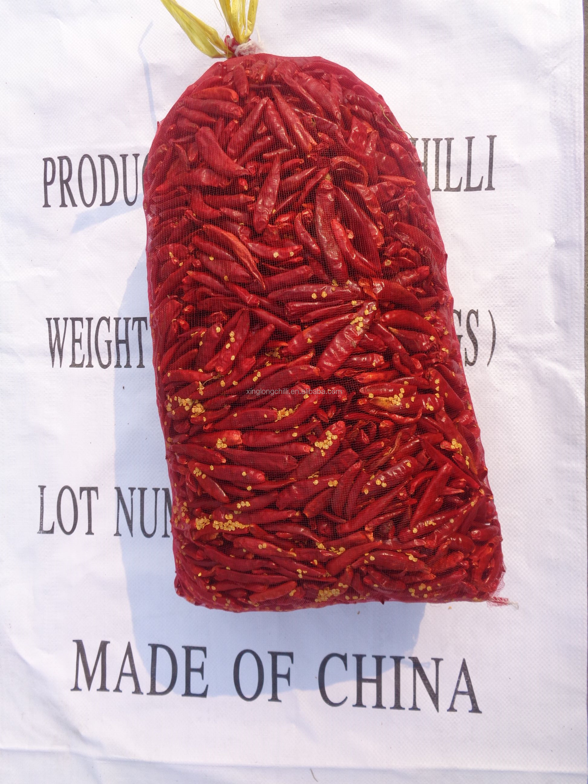 Zero Additive Erjingtiao Dried Chilis Pungent Dehydrated Hot Peppers