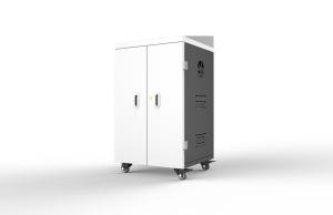 Wholesale AC Power 42 Ports Tablet Charging Trolleys 4 Wheels from china suppliers