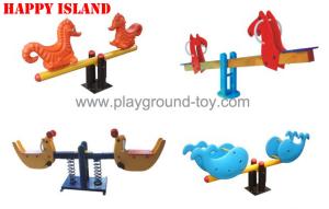 Wholesale LLDPE Seesaw Playground Equipment , Playground Equipment Seesaw For Kids from china suppliers
