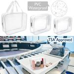 29*9.5*23cm Transparent PVC Travel Shower Wash Bag