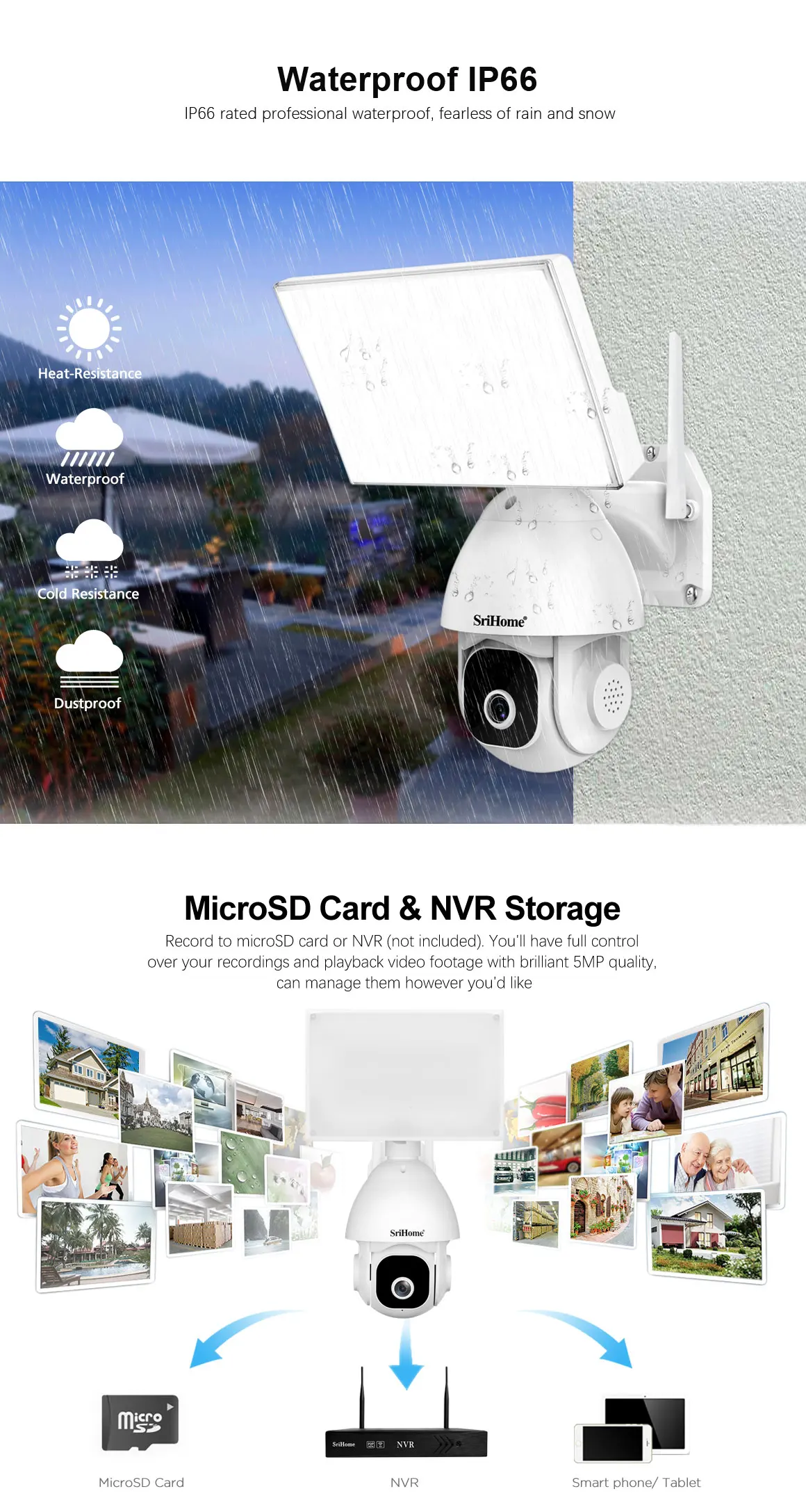 5MP H.265 Two Way Audio Home Security Baby Camera Wireless Security Camera