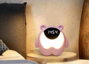 China Bear 3w Alarm Clock Night Light ,  Snooze Mode Changeable Colorful Night Lamp Led on sale