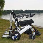 Manual Mag Wheels Brushless 18KM Multifunction Foldable Electric Wheelchair