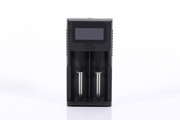 High Performance 2 Bay Battery Charger , Digital Li Ion 18650 Battery Charger