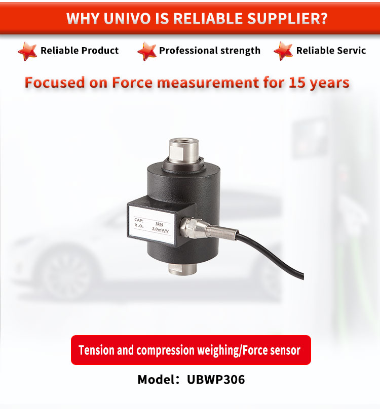 High Sensitivity Force Sensor for UNIVO UBWP306Y Robotic Arm Tension and Compression