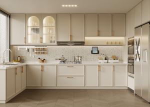 Wholesale Full Wall Custom Kitchen Furniture Lacquer Finished Plywood Kitchen Cabinet from china suppliers
